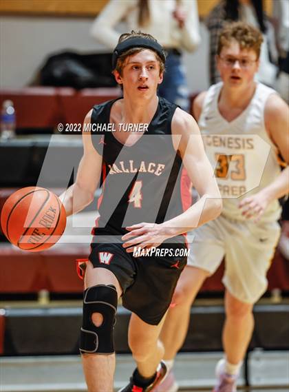 Thumbnail 3 in Genesis Prep Academy vs Wallace (A1D1 Districts Playoffs) photogallery.