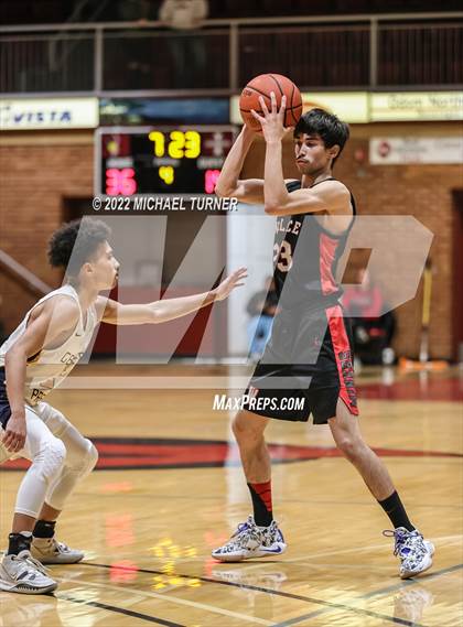 Thumbnail 2 in Genesis Prep Academy vs Wallace (A1D1 Districts Playoffs) photogallery.