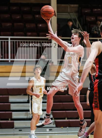 Thumbnail 1 in Genesis Prep Academy vs Wallace (A1D1 Districts Playoffs) photogallery.