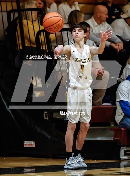 Thumbnail 2 in Genesis Prep Academy vs Wallace (A1D1 Districts Playoffs) photogallery.