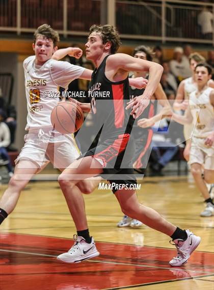 Thumbnail 1 in Genesis Prep Academy vs Wallace (A1D1 Districts Playoffs) photogallery.