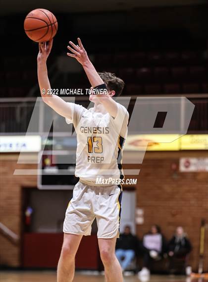 Thumbnail 3 in Genesis Prep Academy vs Wallace (A1D1 Districts Playoffs) photogallery.