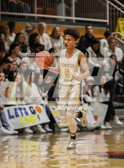 Thumbnail 1 in Genesis Prep Academy vs Wallace (A1D1 Districts Playoffs) photogallery.