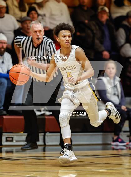 Thumbnail 1 in Genesis Prep Academy vs Wallace (A1D1 Districts Playoffs) photogallery.