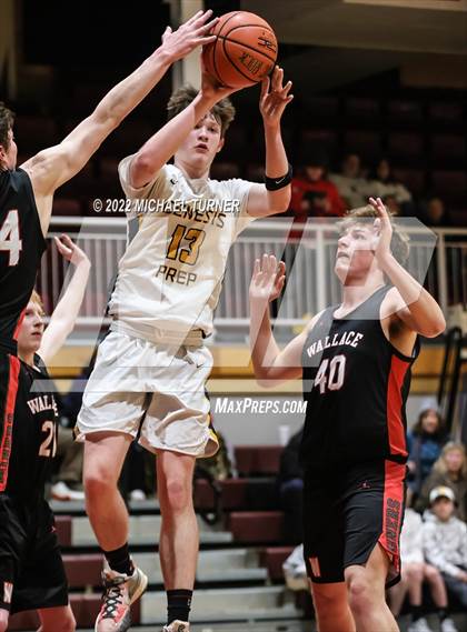 Thumbnail 3 in Genesis Prep Academy vs Wallace (A1D1 Districts Playoffs) photogallery.
