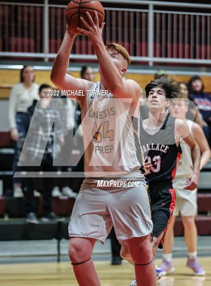 Thumbnail 2 in Genesis Prep Academy vs Wallace (A1D1 Districts Playoffs) photogallery.