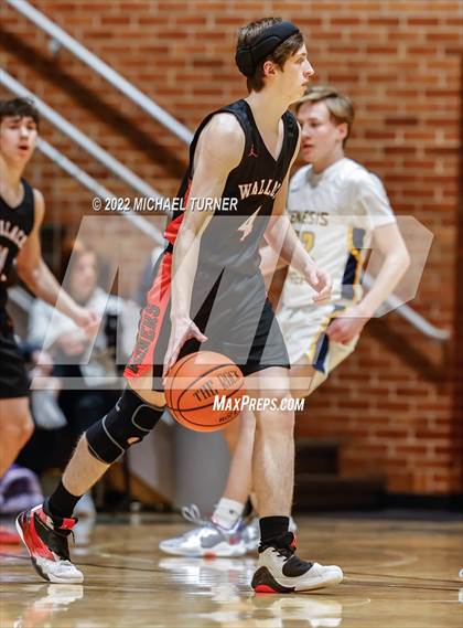 Thumbnail 3 in Genesis Prep Academy vs Wallace (A1D1 Districts Playoffs) photogallery.