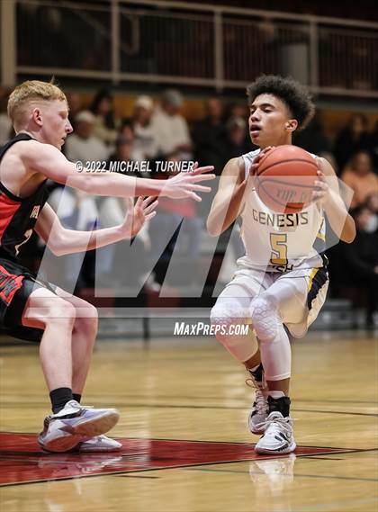 Thumbnail 3 in Genesis Prep Academy vs Wallace (A1D1 Districts Playoffs) photogallery.