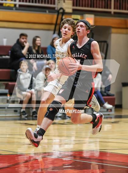 Thumbnail 3 in Genesis Prep Academy vs Wallace (A1D1 Districts Playoffs) photogallery.