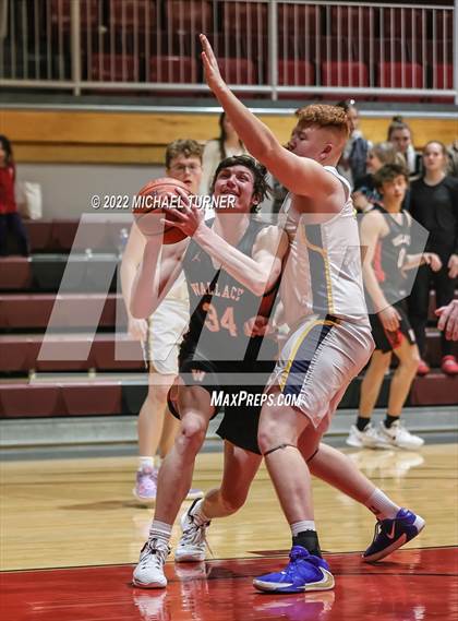 Thumbnail 2 in Genesis Prep Academy vs Wallace (A1D1 Districts Playoffs) photogallery.