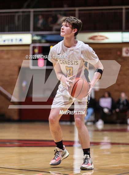 Thumbnail 1 in Genesis Prep Academy vs Wallace (A1D1 Districts Playoffs) photogallery.