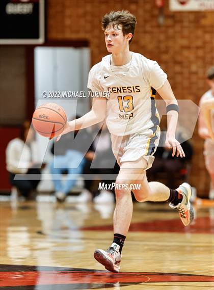 Thumbnail 3 in Genesis Prep Academy vs Wallace (A1D1 Districts Playoffs) photogallery.
