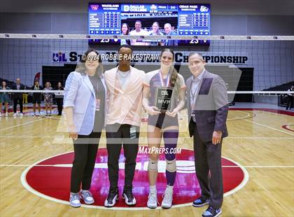 Thumbnail 3 in Cedar Park @ Wakeland (UIL 5A Volleyball Division 2 Final Medal Ceremony) photogallery.