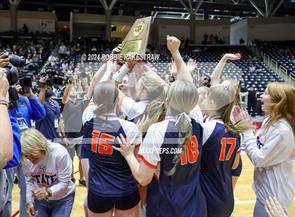 Thumbnail 1 in Cedar Park @ Wakeland (UIL 5A Volleyball Division 2 Final Medal Ceremony) photogallery.