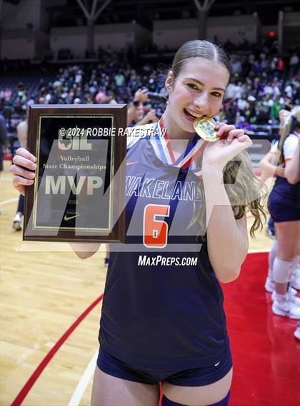 Thumbnail 1 in Cedar Park @ Wakeland (UIL 5A Volleyball Division 2 Final Medal Ceremony) photogallery.