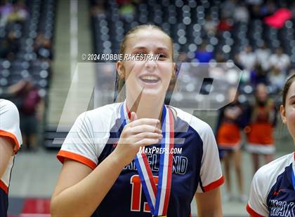 Thumbnail 3 in Cedar Park @ Wakeland (UIL 5A Volleyball Division 2 Final Medal Ceremony) photogallery.