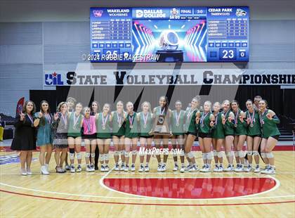 Thumbnail 1 in Cedar Park @ Wakeland (UIL 5A Volleyball Division 2 Final Medal Ceremony) photogallery.