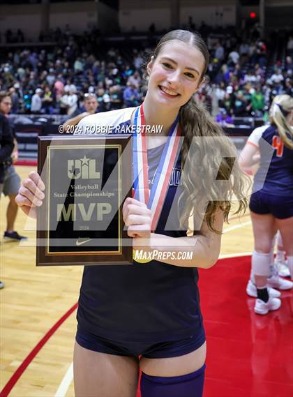 Thumbnail 2 in Cedar Park @ Wakeland (UIL 5A Volleyball Division 2 Final Medal Ceremony) photogallery.