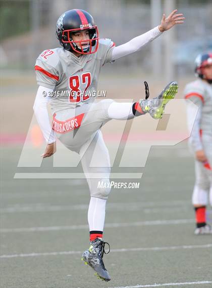 Thumbnail 1 in Village Christian vs. Whittier Christian photogallery.