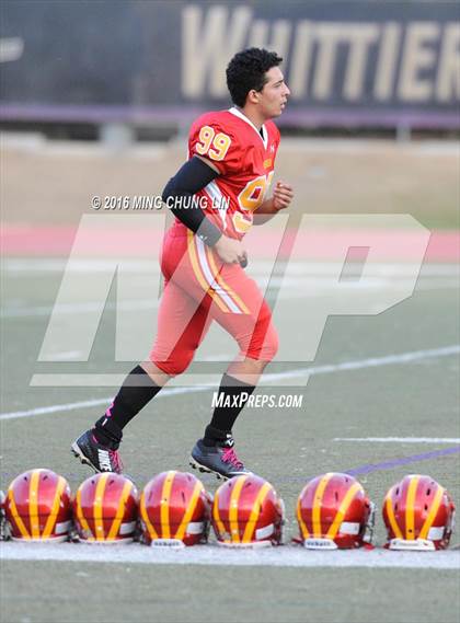 Thumbnail 3 in Village Christian vs. Whittier Christian photogallery.