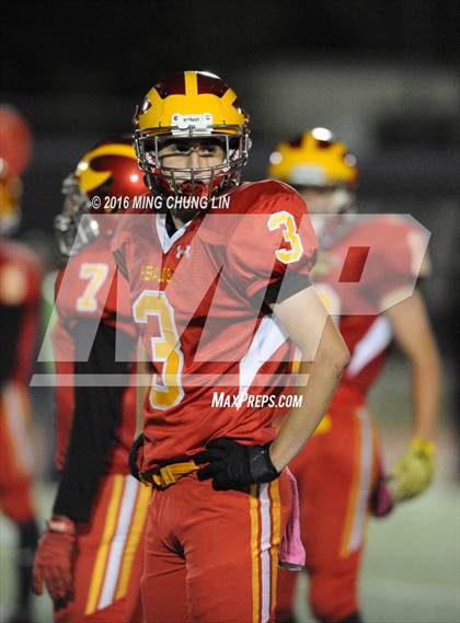 Thumbnail 1 in Village Christian vs. Whittier Christian photogallery.