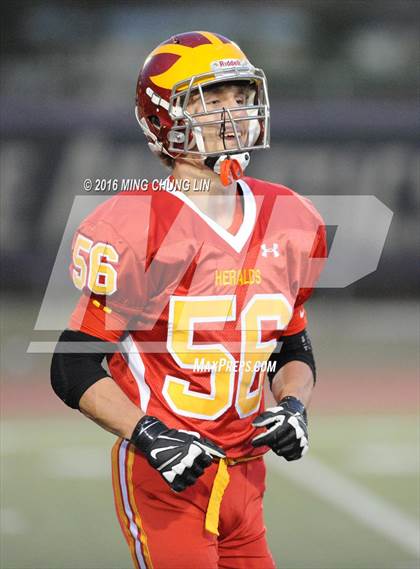 Thumbnail 2 in Village Christian vs. Whittier Christian photogallery.