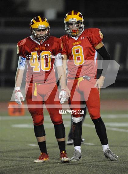 Thumbnail 1 in Village Christian vs. Whittier Christian photogallery.