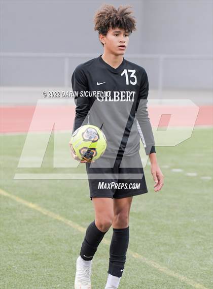 Thumbnail 1 in Queen Creek vs. Gilbert (Coyote Classic Soccer Tournament) photogallery.