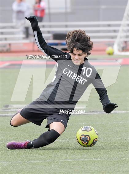 Thumbnail 3 in Queen Creek vs. Gilbert (Coyote Classic Soccer Tournament) photogallery.