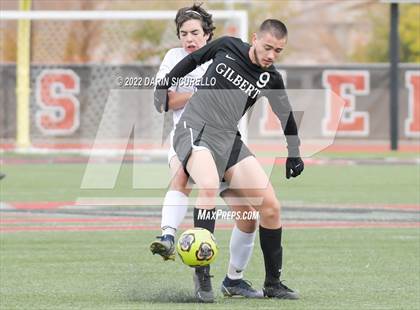 Thumbnail 1 in Queen Creek vs. Gilbert (Coyote Classic Soccer Tournament) photogallery.