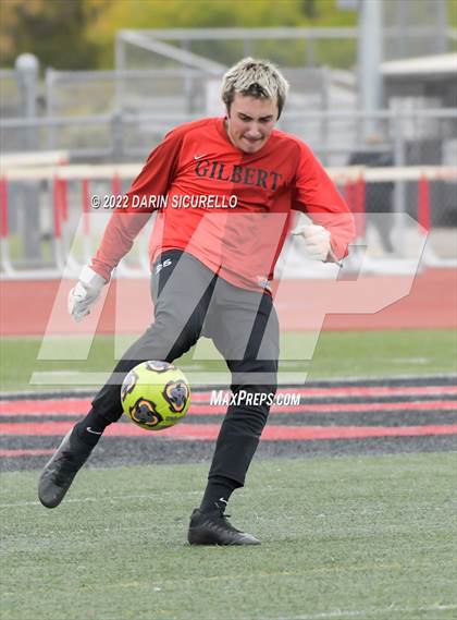 Thumbnail 3 in Queen Creek vs. Gilbert (Coyote Classic Soccer Tournament) photogallery.
