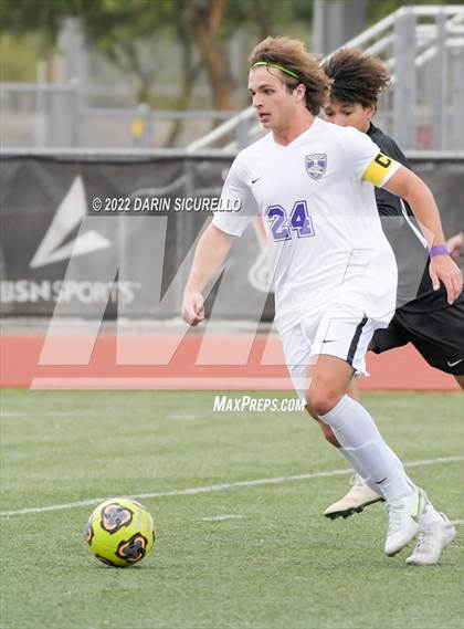 Thumbnail 2 in Queen Creek vs. Gilbert (Coyote Classic Soccer Tournament) photogallery.