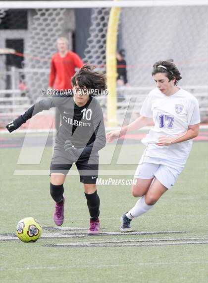 Thumbnail 2 in Queen Creek vs. Gilbert (Coyote Classic Soccer Tournament) photogallery.