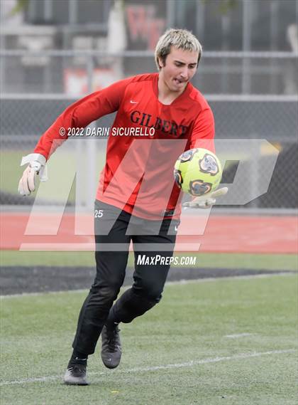 Thumbnail 2 in Queen Creek vs. Gilbert (Coyote Classic Soccer Tournament) photogallery.