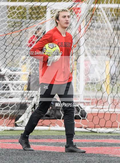 Thumbnail 1 in Queen Creek vs. Gilbert (Coyote Classic Soccer Tournament) photogallery.