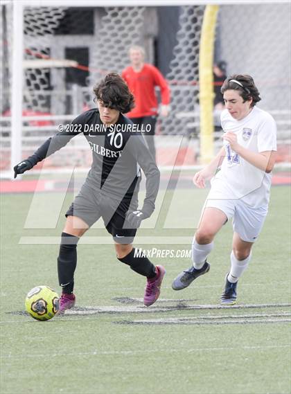 Thumbnail 3 in Queen Creek vs. Gilbert (Coyote Classic Soccer Tournament) photogallery.