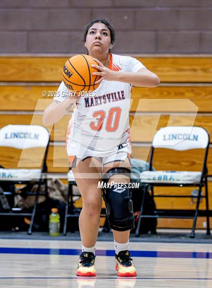 Thumbnail 1 in Marysville vs. Wheatland (Chavez Christmas Classic) photogallery.