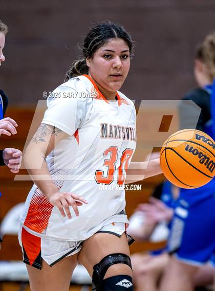 Thumbnail 1 in Marysville vs. Wheatland (Chavez Christmas Classic) photogallery.