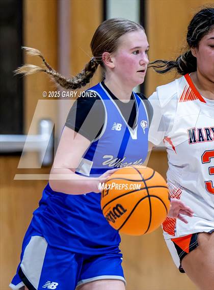 Thumbnail 3 in Marysville vs. Wheatland (Chavez Christmas Classic) photogallery.