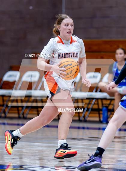 Thumbnail 1 in Marysville vs. Wheatland (Chavez Christmas Classic) photogallery.