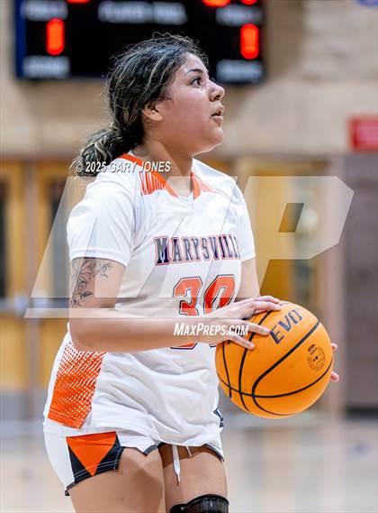 Thumbnail 1 in Marysville vs. Wheatland (Chavez Christmas Classic) photogallery.