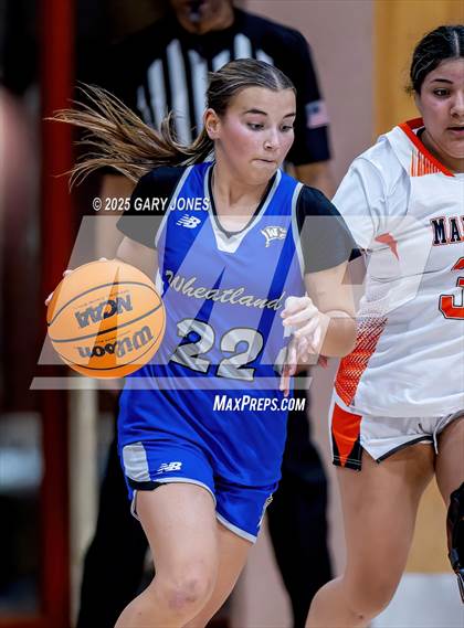 Thumbnail 2 in Marysville vs. Wheatland (Chavez Christmas Classic) photogallery.