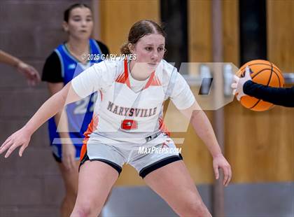 Thumbnail 1 in Marysville vs. Wheatland (Chavez Christmas Classic) photogallery.