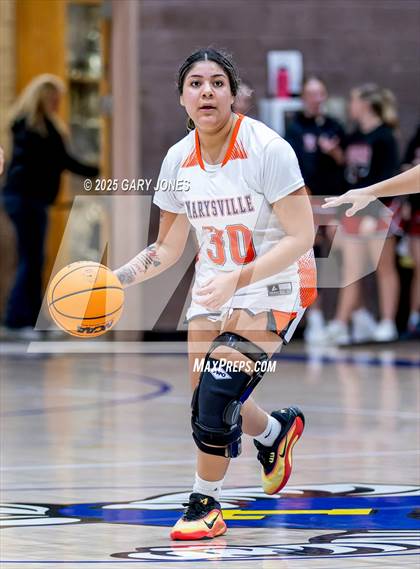 Thumbnail 1 in Marysville vs. Wheatland (Chavez Christmas Classic) photogallery.