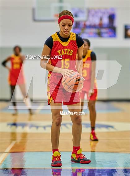 Thumbnail 2 in Yates vs. Sterling (Houston ISD Tournament) photogallery.
