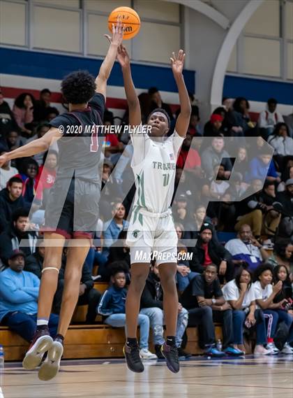 Thumbnail 2 in Trinity Christian vs. Pine Forest (MLK Dream Jam @ Terry Sanford) photogallery.