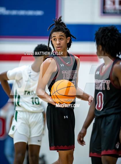 Thumbnail 3 in Trinity Christian vs. Pine Forest (MLK Dream Jam @ Terry Sanford) photogallery.