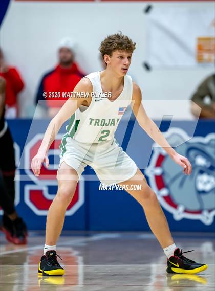 Thumbnail 3 in Trinity Christian vs. Pine Forest (MLK Dream Jam @ Terry Sanford) photogallery.