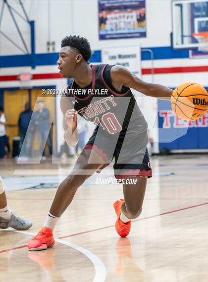 Thumbnail 1 in Trinity Christian vs. Pine Forest (MLK Dream Jam @ Terry Sanford) photogallery.