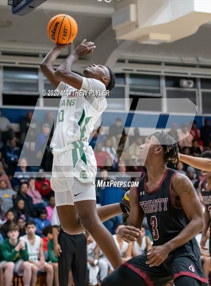 Thumbnail 2 in Trinity Christian vs. Pine Forest (MLK Dream Jam @ Terry Sanford) photogallery.